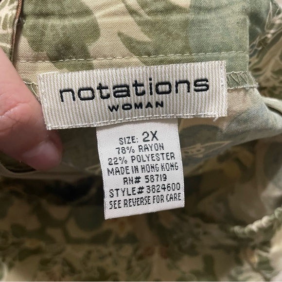 Notations Floral Midi Skirt - Picture 4 of 4